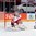 PRAGUE, CZECH REPUBLIC - MAY 9: Austria's Bernhard Starkbaum #29 can't make the save on this play as Latvia's Kaspars Daugavins #16 scores the OT game-winning goal while Kristaps Sotnieks #11 and Dominique Heinrich #91 look on during preliminary round action at the 2015 IIHF Ice Hockey World Championship. (Photo by Andre Ringuette/HHOF-IIHF Images)

